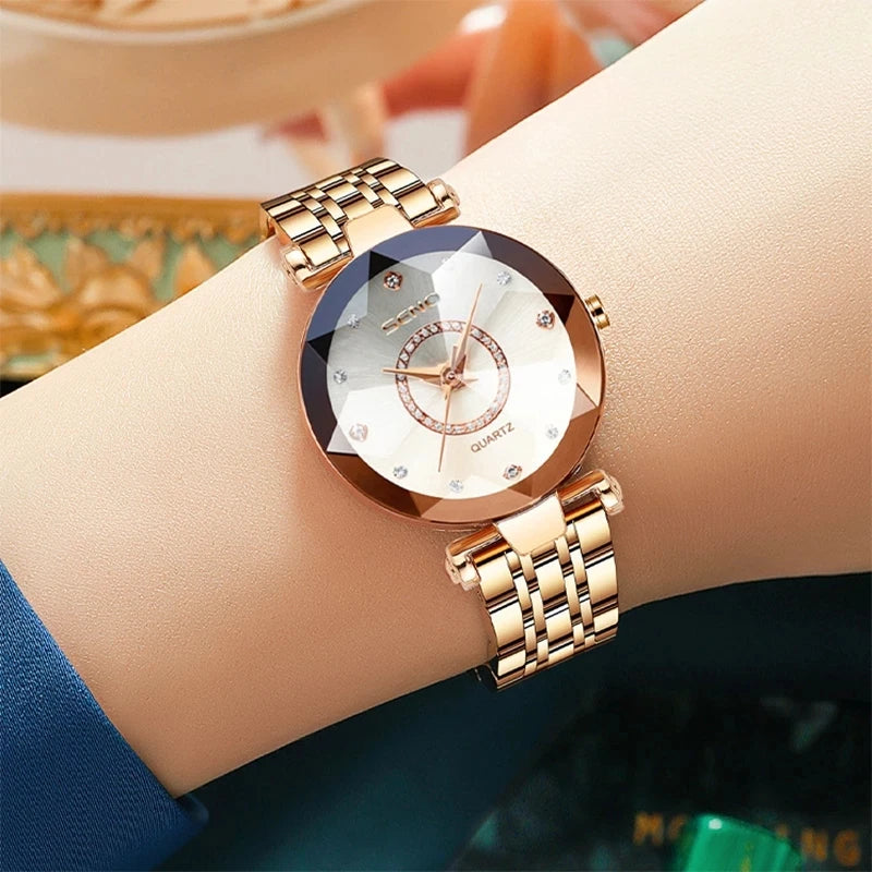 Relogio de Pulso Feminino SENO luxo 042