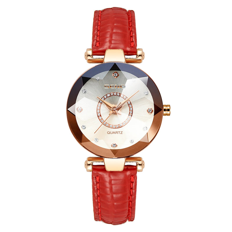 Relogio de Pulso Feminino SENO luxo 042