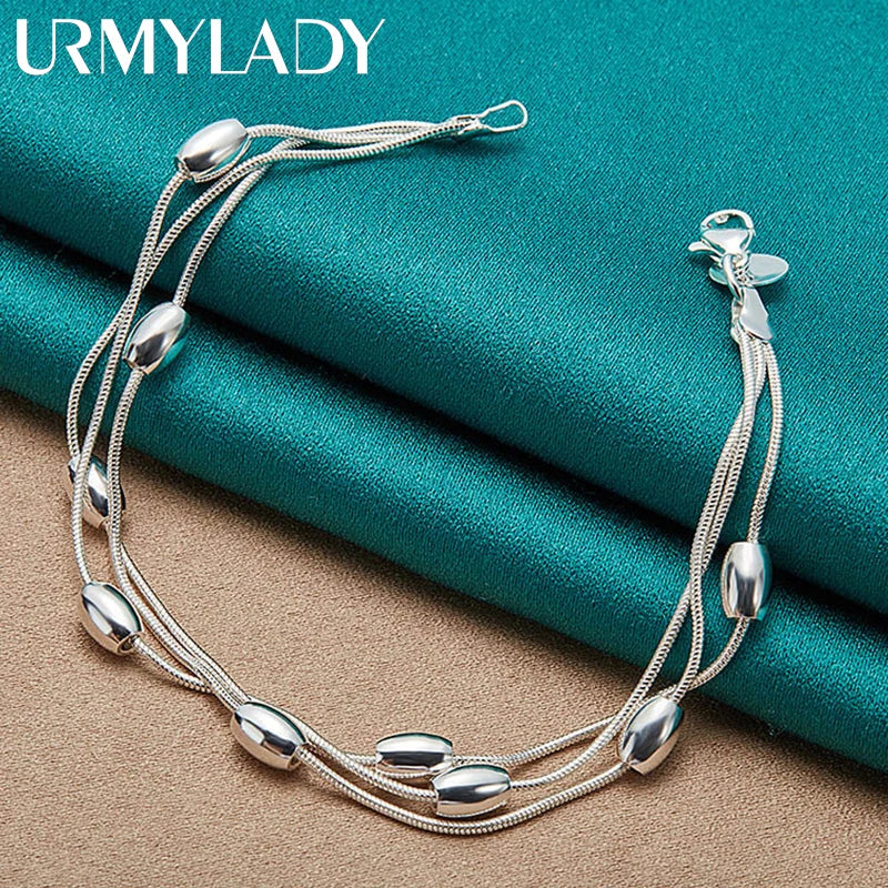 Pulseira de prata esterlina 925 URMYLADY