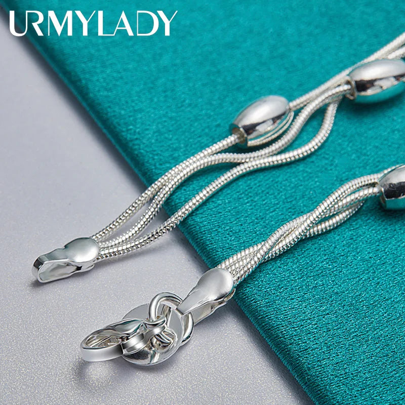 Pulseira de prata esterlina 925 URMYLADY