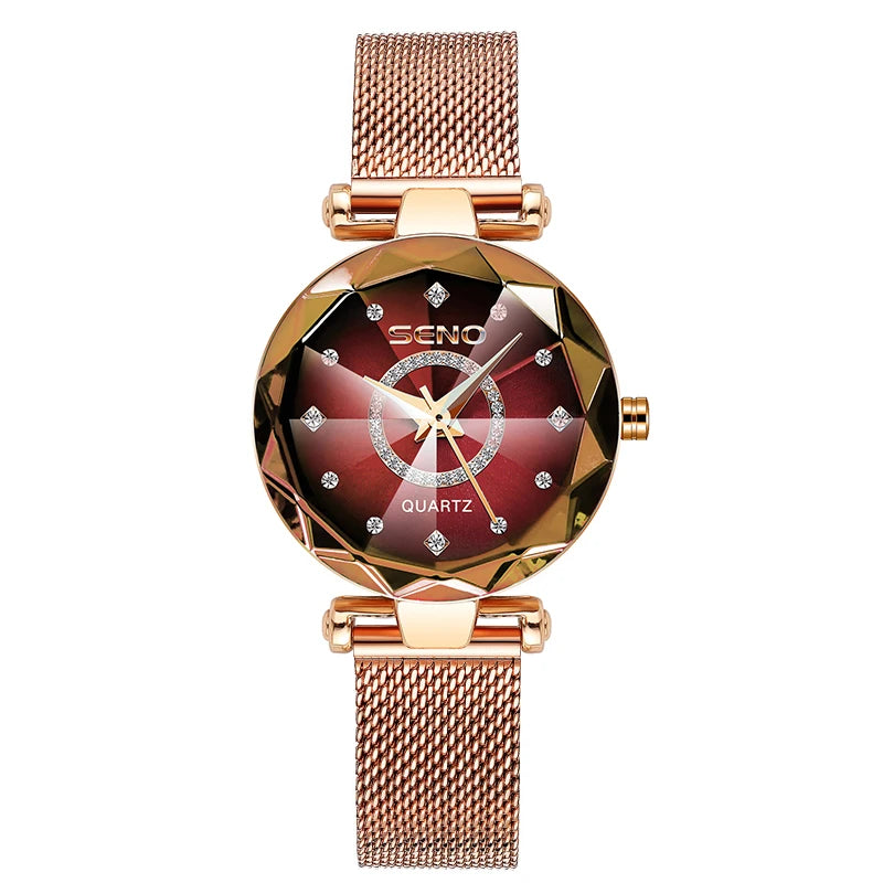 Relogio de Pulso Feminino SENO luxo 042
