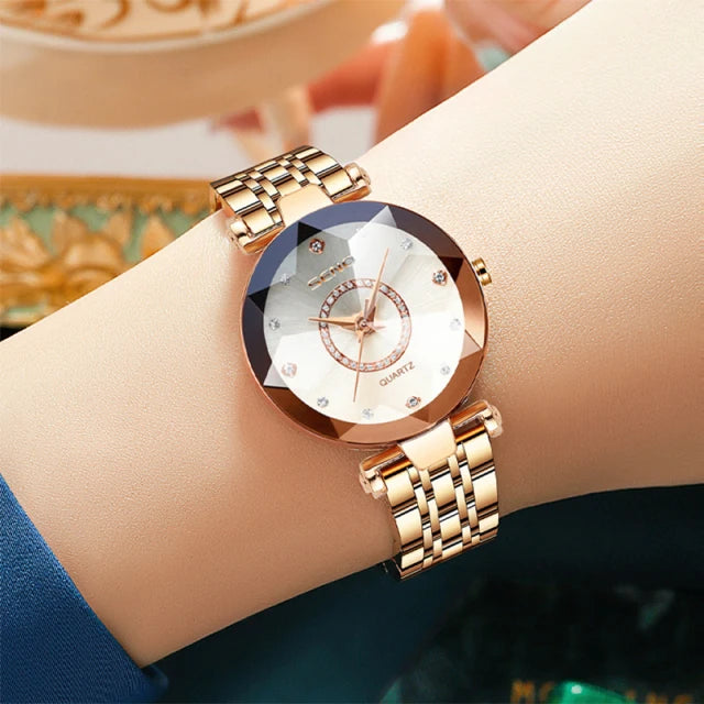 Relogio de Pulso Feminino SENO luxo 042